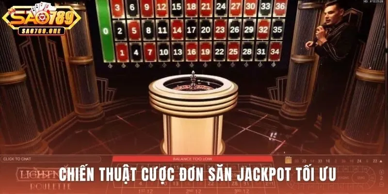 Chiến thuật Lightning Roulette cân bằng số ô cược và vốn