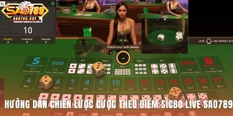Chiến lược cược sicbo live sao789 kết hợp soi cầu và rải vốn